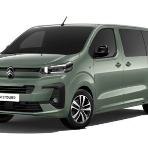 Citroën Spacetourer TPMR Vert Kapari sur fond blanc - véhicule TPMR - voiture handicap