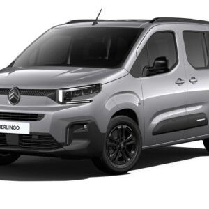 Citroën Berlingo TPMR Gris artense sur fond blanc - véhicule TPMR - voiture handicap