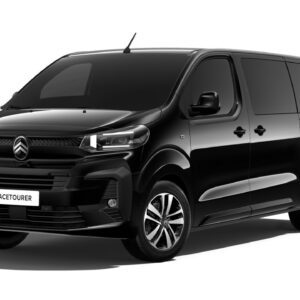 Citroën Spacetourer TPMR noir perla nera sur fond blanc - véhicule TPMR - voiture handicap