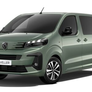 Peugeot Traveller M TPMR Vert Kapari sur fond blanc