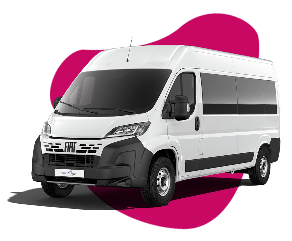 Minibus Fiat Ducato TPMR disponible pour location